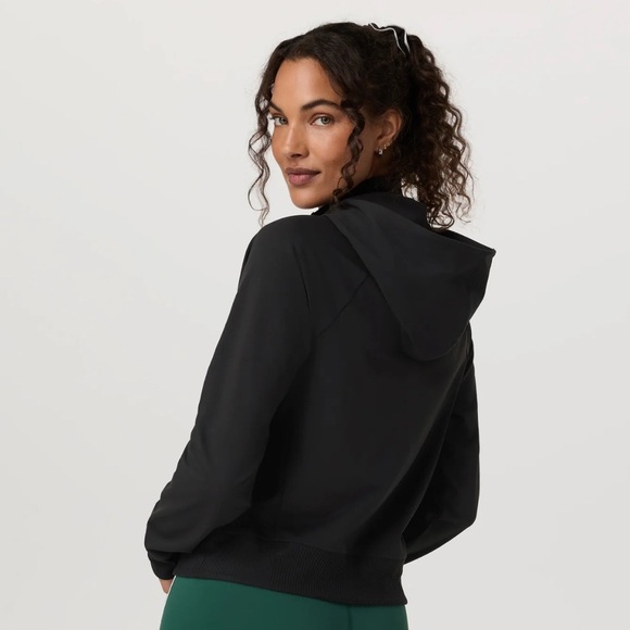 NWT Vuori Daily Jacket Black XS  Zip-Up Hoodie - Picture 3 of 6